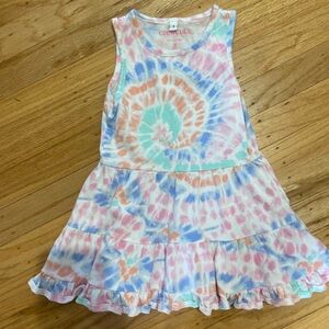 JCrew Crewcuts tie dye dress. Little girl Size 3